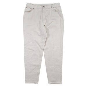 Levi's 550 Jeans Womens 18 Beige Relaxed Fit Tapered Leg 90s Made USA 32" Inseam